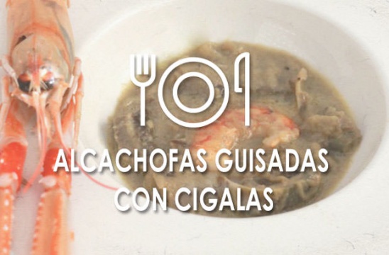 Alcachofas-guisadas-cigalas