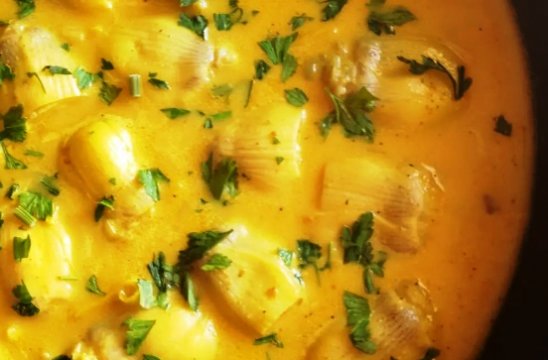 Alcachofas al curry