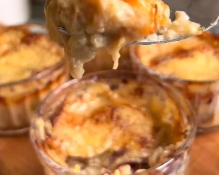 Gratinado de alcachofas con jamón Gratinado de alcachofas con jamón