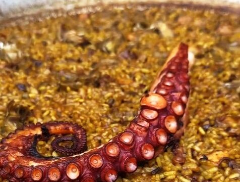 Arroz-pulpo-alcachofas